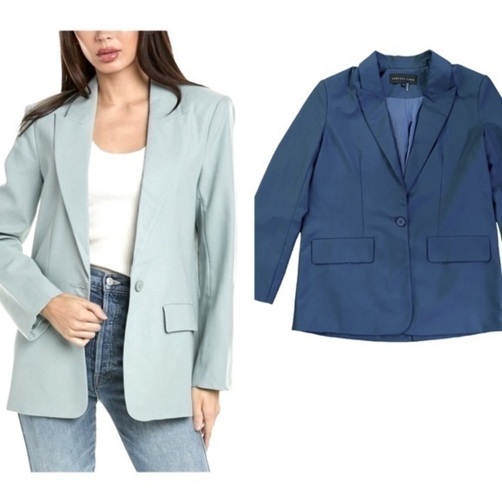 Revolve Endless Rose Single Button Blazer - image 1